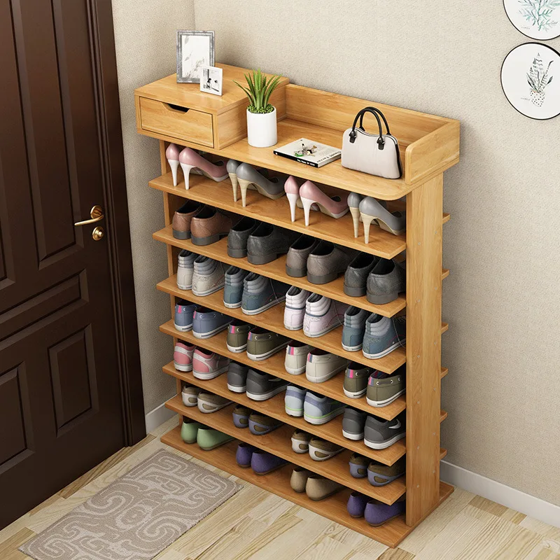 

Multi-layer Shoe Rack Simplicity Household Storage Cabinets Open-Economical Storage Shelf Multi-functional Dustproof Shoe Rack E