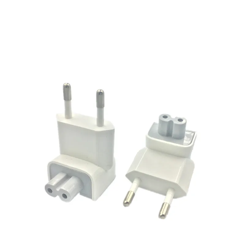 EU 2 Pin Power Travel Wall Plug Adaptor Charger for Apple iPad MacBook Ipods CA 