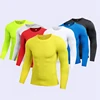 Comfortable Mens Compression Under Base Layer Top Running Shirt Men T-shirt Long Sleeve Tights Gym Fitness Sport Shirt tops tees 1