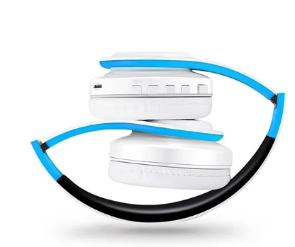 Новые золотые цвета Bluetooth наушники беспроводные стерео гарнитуры наушники с микрофоном/tf-картой - Цвет: blue