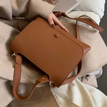 

Women's Luxry Handbag Classical Retro Design Leather Shoulder Bag Female Casual Tote Bag Ladies Messenger Bag