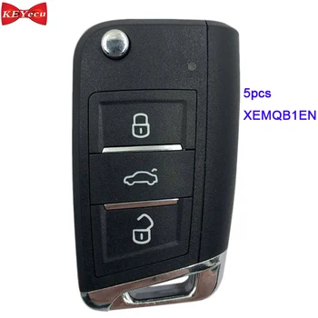 

5pcs Xhorse XEMQB1EN Super Universal Remote Key MQB Style 3 Buttons Built-in Super Chip