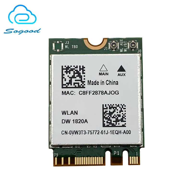 New For Dell Latitude 14 7000 E7470 LCD Back Cover WLAN 3*3 Blk 0HF58X HF58X