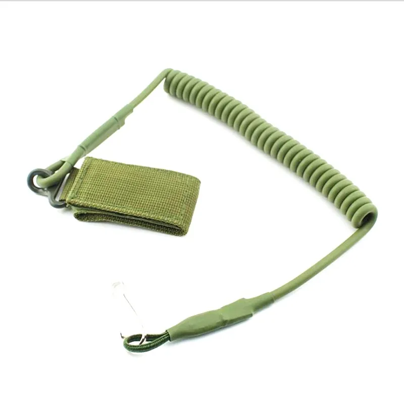 Стрельба Охота военный Molle рюкзак эластичный ремень для инструментов веревка ремень пистолет сумка Весна страйкбол катушка слинг пистолет - Цвет: Armygreen