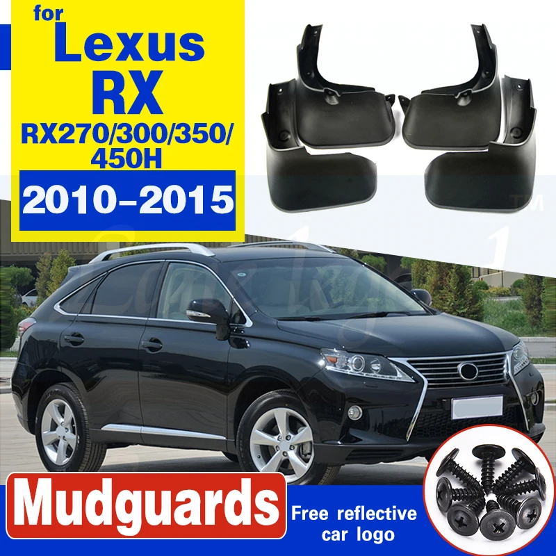 

Mud Flaps For LEXUS RX RX270 RX300 RX350 RX450H 2010-2015 Mudflaps Splash Guards Front Rear Mud Flap Mudguards 2014 2013 2012 11