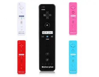 

Wireless Remote Controller for Wii Plus Gamepad with Silicone Case motion sensor 2020 For Nintendo