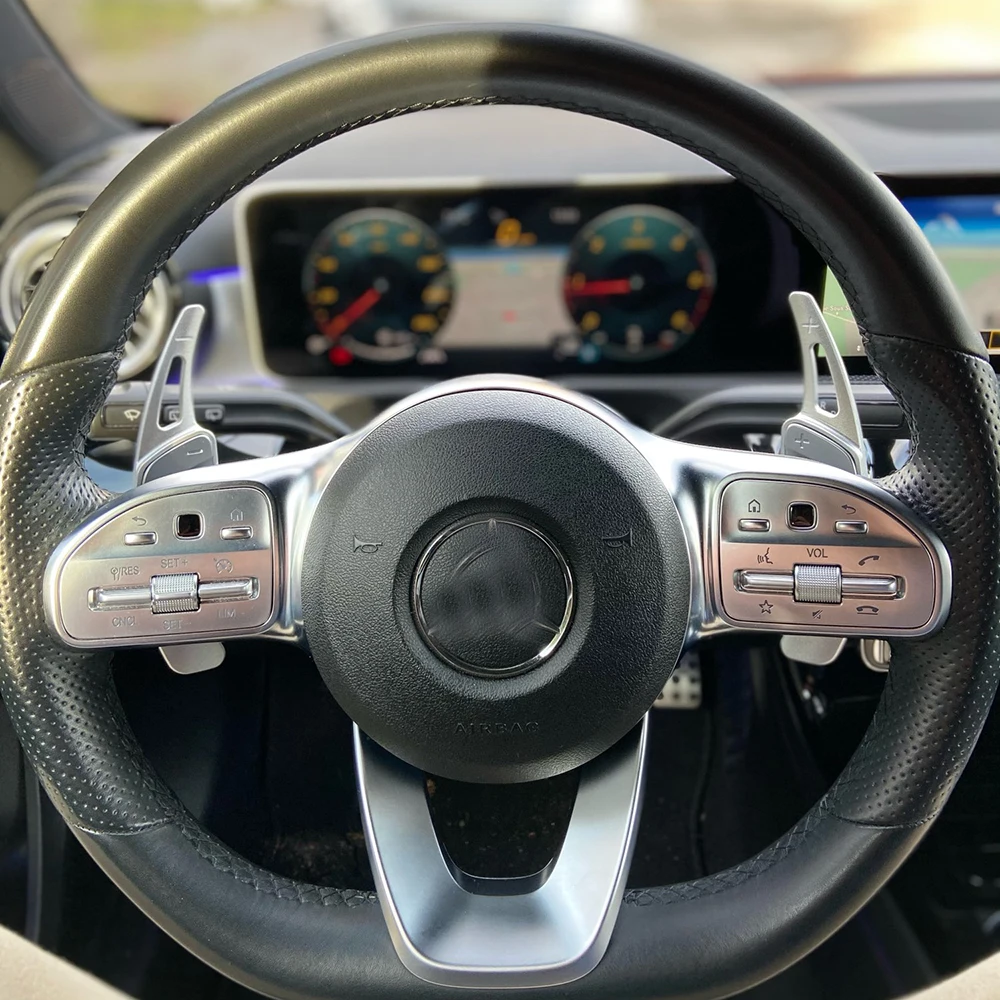 Steering Wheel Paddle Shifter Gear Shift Extension for Mercedes-Benz A Class W177 sedan V177 A180 A180d A200 A250