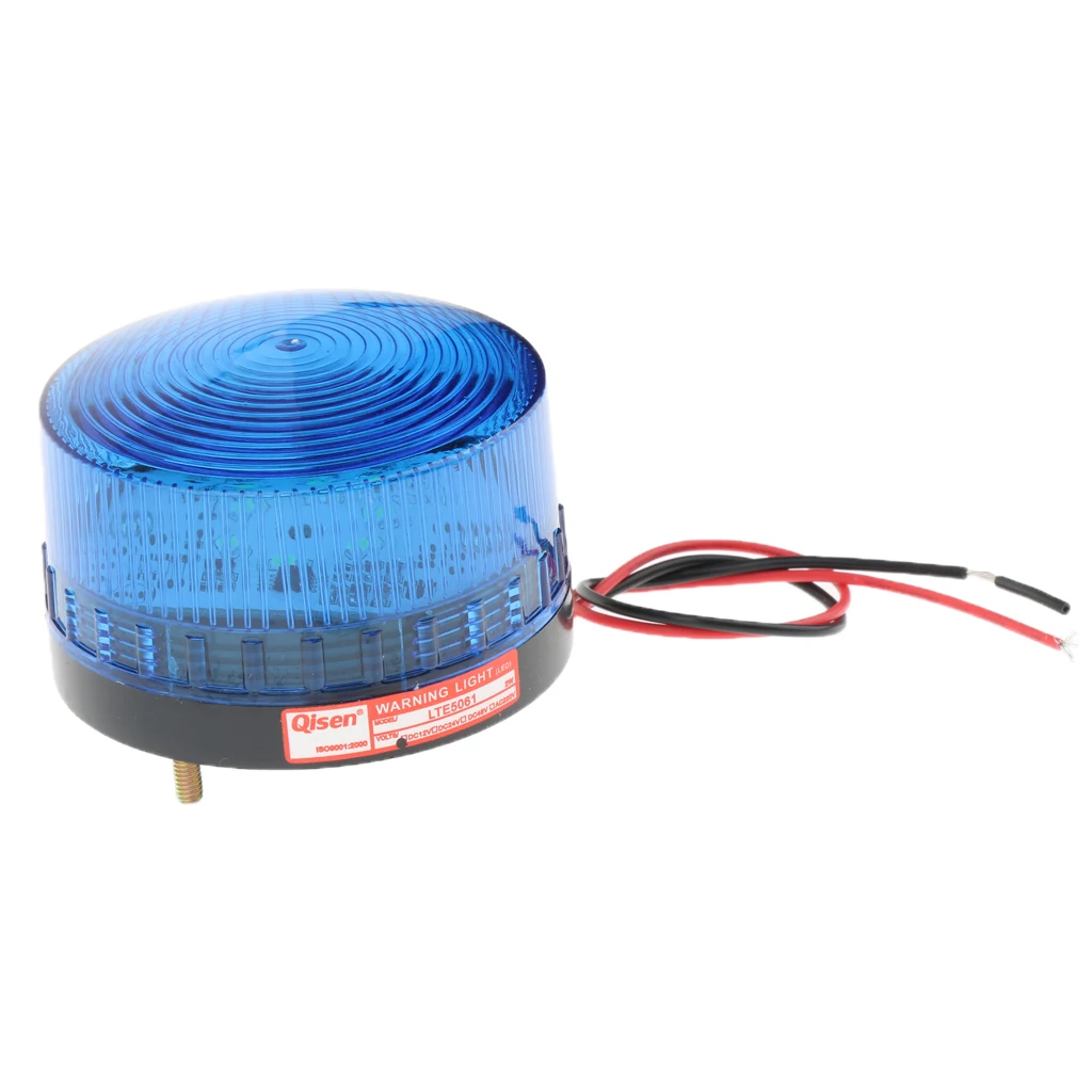 

Blue Emergency LED Flashing Strobe Signal Warning Light Lamp Beacon DC12V - Dust & Water Proof