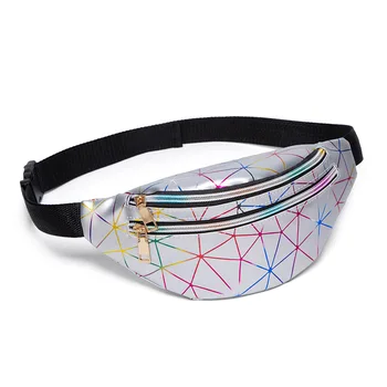 

New ladies waist bag laser colorful sports wallet waist bag laser chest bag mobile phone bag