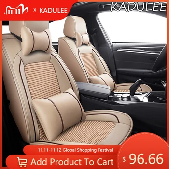 

KADULEE 1 PCS car seat cover For mercedes w124 w245 w212 w169 ml w163 w246 ml w164 cla gla w639 accessories seat covers