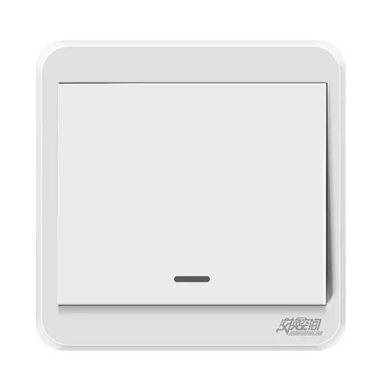 

Free Shipping JIAOHUANKONGJIAN J-RF481 white color 86 Single Fire Way Remote Control Panel Switch 220V