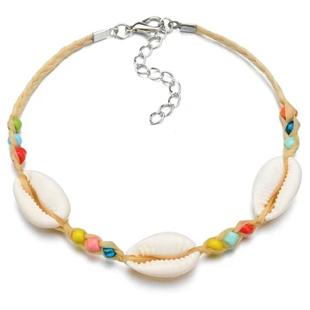 

Bohemian Handmade Natural Sea Shell Bracelet Anklet Fashion Women'S Bracelet Cuff Accessories Jewelry Female