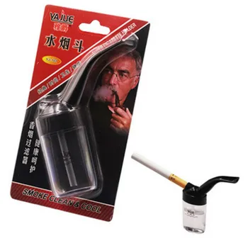 

1Pcs Novelty Bend the Pipe Cigarette Accessories Filter Food Grade Holder Mouthpiece Filtration Cleaning Holder Gifts for Men
