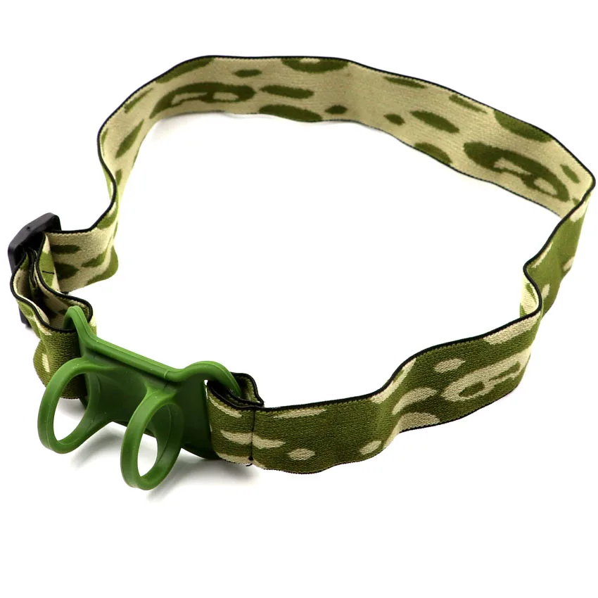 Elastic Head Belt Strap Mount Holder Headband head mounted flashlight For 18650 Flashlight Lamp Headlight Headlamp Outdoor for S2+ H1 S21A Torch