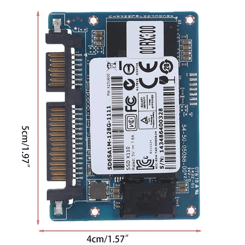 Half Slim SATA SSD Solid State Hard Disk 128GB 8G SSD Drive For