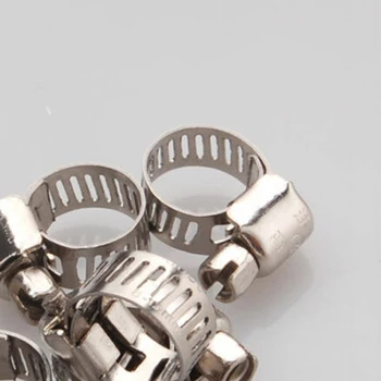 

Drive Clips Hose Clamps Silver Accessories Fuel Line Worm Hoses 1/2"-3/4"