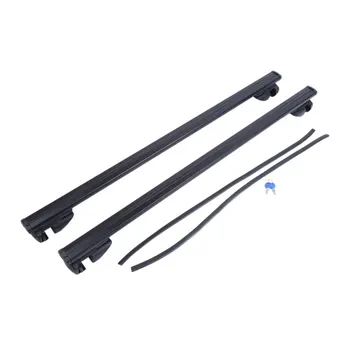 

Universal Car Roof Rack Cross Bars Vehicle Cargo Luggage Carrier Auto Roof Rails With Anti-theft Lock Easy Fit 124CM