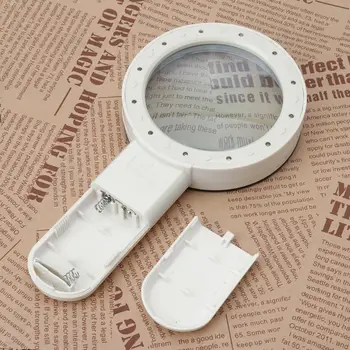

2020 New 30X LED Magnifying Glass Handheld Lighted Magnifier Double Glass Lens Jewelry Magnifier