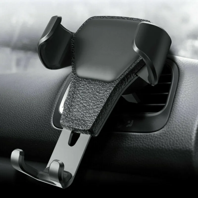 

Car Mobile Phone Holder Air Vent Mount Stand Gravity Sensing Smartphone Holder For iPhone Phone In Universal Car Bracket