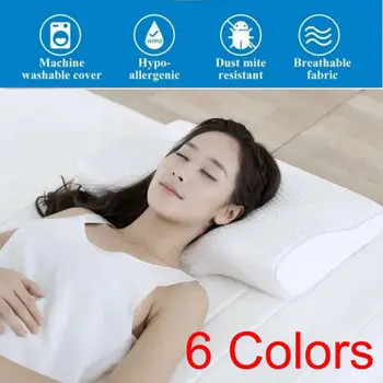 

2020 Newest Hot Luxury Memory Foam Pillow Orthopaedic Pillow Head Neck Back Pain Support Pillow With Pillow Case Dropshipping