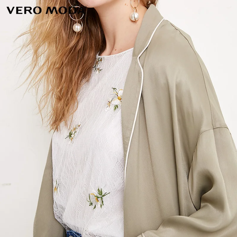 Vero Moda новое длинное пальто с вышивкой куртка женская| 318221504|Плащи и тренчи| |
