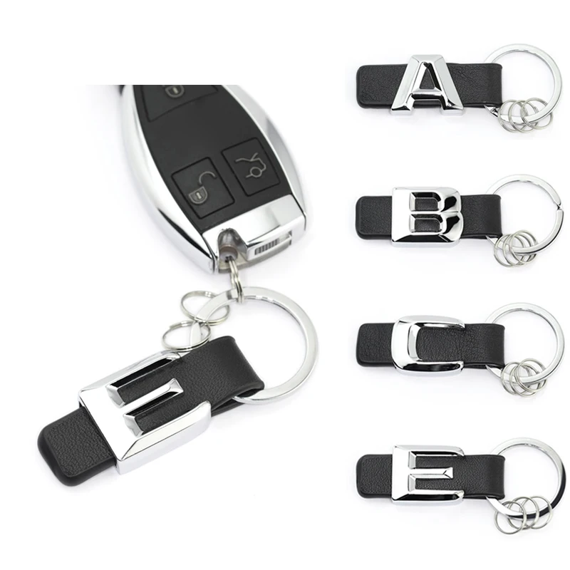 

For Mercedes Benz W203 W211 W204 W124 W210 W212 W205 W202 W176 W168 W169 W245 W246 W242 AMG E C A B Class Car Keychain Key Rings