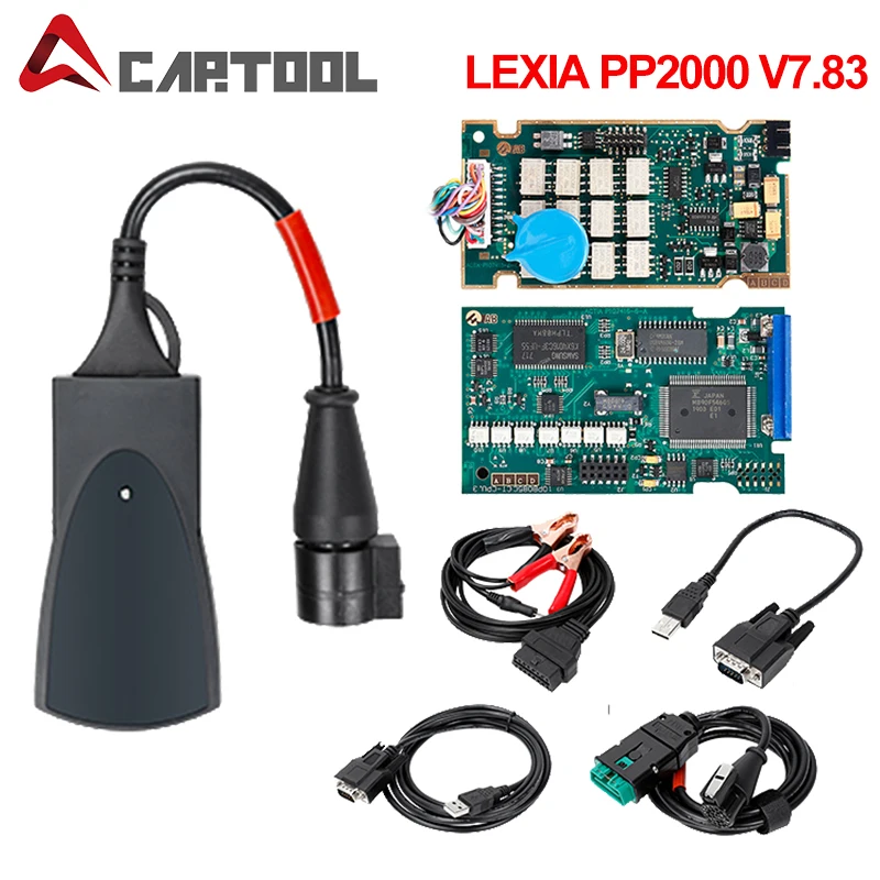 Диагностический инструмент для Lexia 3 PP2000 Diagbox 7 83 полный чип 921815C Lexia3 Citroen Peugeot PSA XS