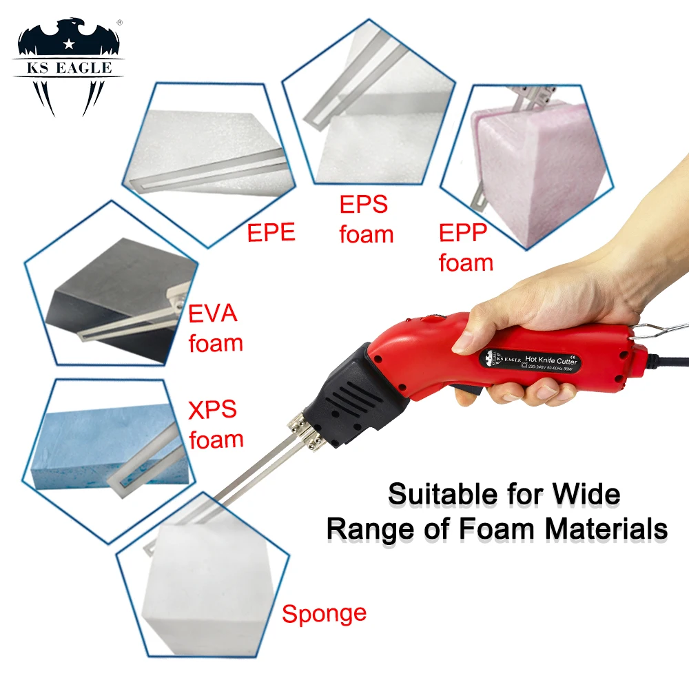 Electric Foam Cutter Polystyrene Styrofoam Knife Hot Wire Foam Cutting Knife Portable Styrofoam Cutting Tools Styrofoam Cutting 2