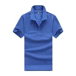 Унисекс Мужская рубашка поло бренды поло с короткими рукавами мужские однотонные рубашки 3xl различных цветов размер смешиваются отправлен