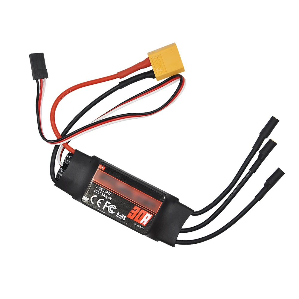Гидравлический насос 30A 40A 60A бесщеточный контроллер ESC с 5V BEC для 1/14 RC экскаватор