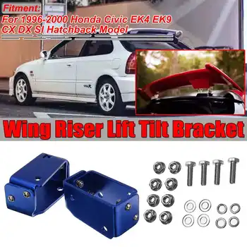 

New Car Wing Rise Raise Lift EK9 Bracket For Honda For Civic EK9 3DR Type R Spoiler CTR Wing Riser Lift Tilt Bracket 1996-2000