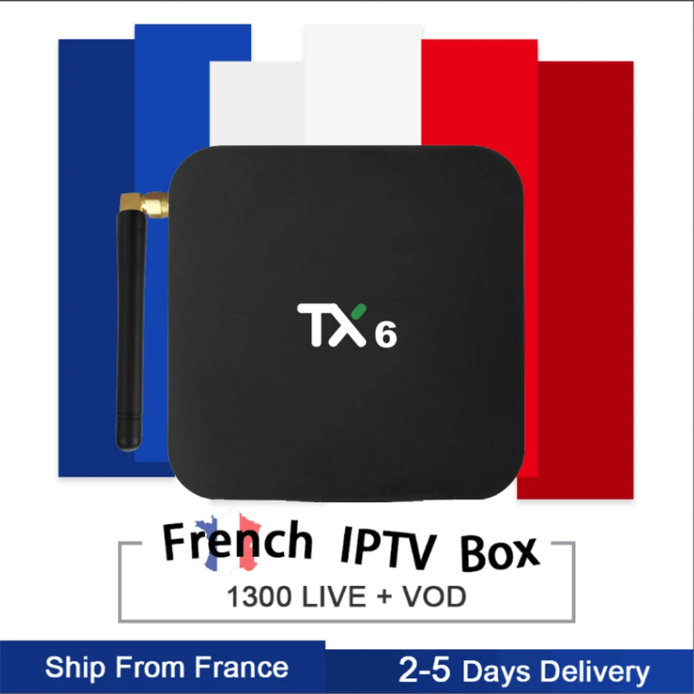 

TX6 Android 9.0/Dual WIFI Smart TV box&Pro neo iptv Subscription Europe France Arabia Belgium iptv