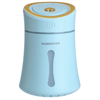 

3 In 1 Usb Essential Oil Diffuser Aroma Air Humidifier Car Essential Oil Diffuserr Led Lights For Home Blue