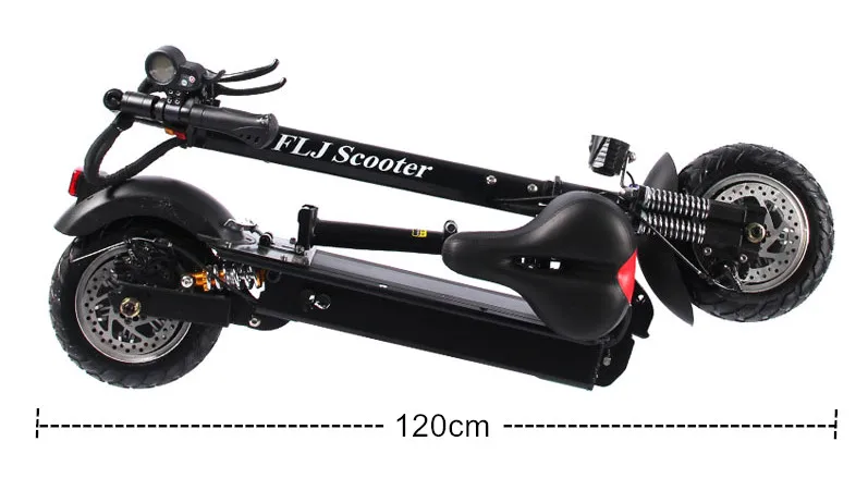 Sale FLJ EU stock Electric Scooter With 52V/2400W Motors Powerful Kick Scooter Foldable electric Scooter Adult 4