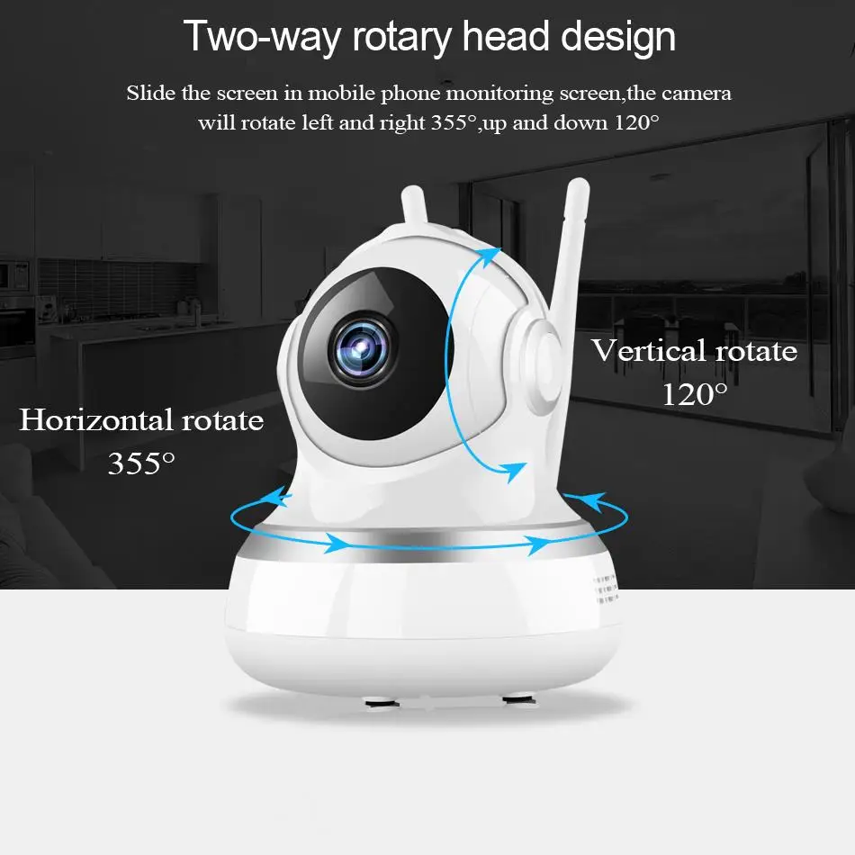 1080P 720P домашняя ip-камера безопасности двухсторонняя аудио Беспроводная мини-камера ночного видения CCTV WiFi камера детский монитор