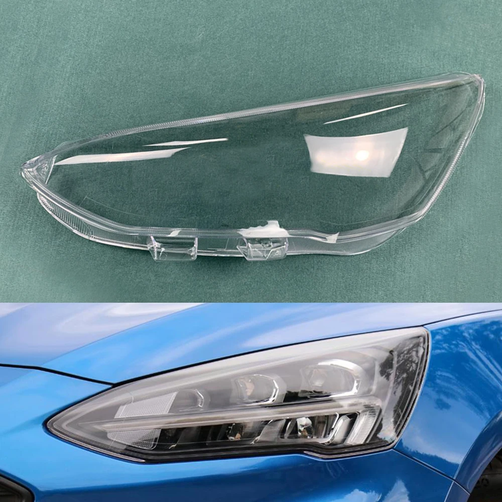 Driver Side Для Ford Focus налобный фонарь, объектив, крышка для автомобильных фар, прозрачный чехол для авто, Запасная часть - Цвет: Driver Side
