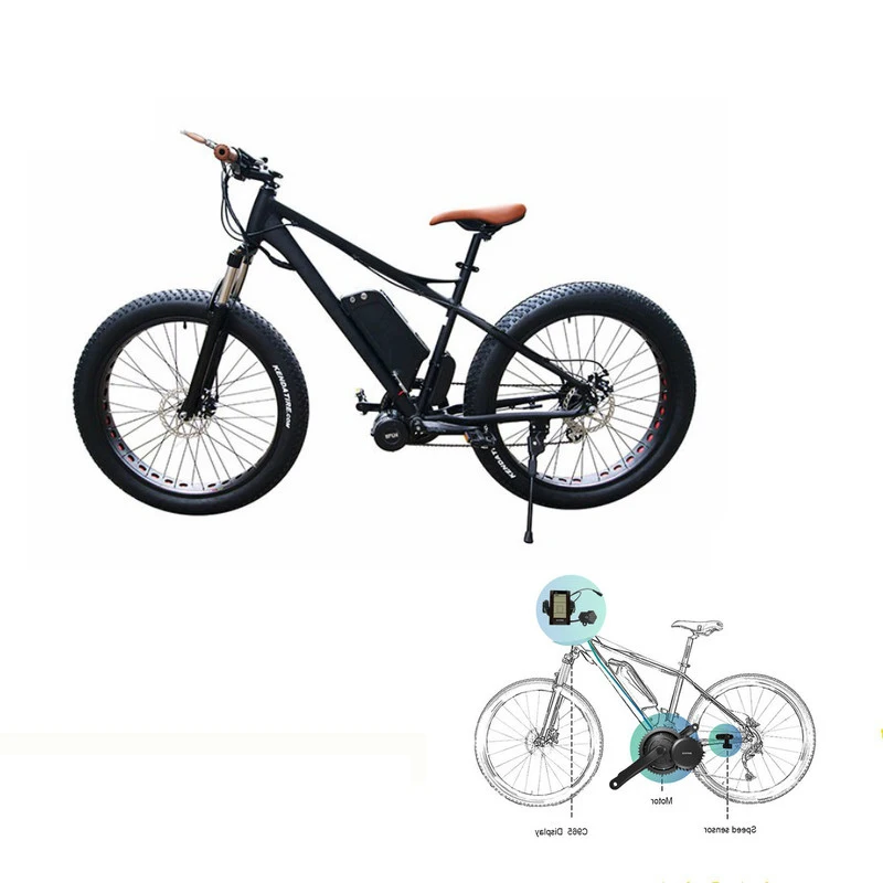 Fr26a высокой мощности 48 в 1000 Вт Электрический Fatbike Cruiser Спорт Снег e-велосипед Сделано в Китае электрические мотоциклы Электрический велосипед дешево