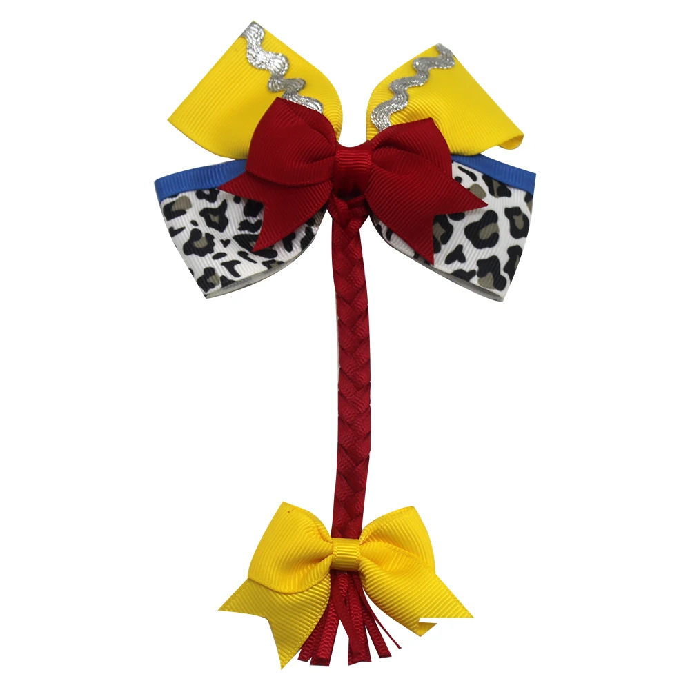 3.5 inch Cartoon fokry Hair bows Hair Clips Bows Accessories For girls Barrette Hairclip Headdress Headwear gifts