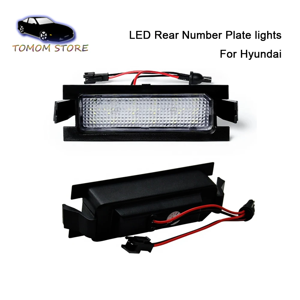 

2pcs no error canbus LED rear license plate lights for Hyundai I30 (GD) CW 5D 2011-2019KIA PRO Auto Car-styling