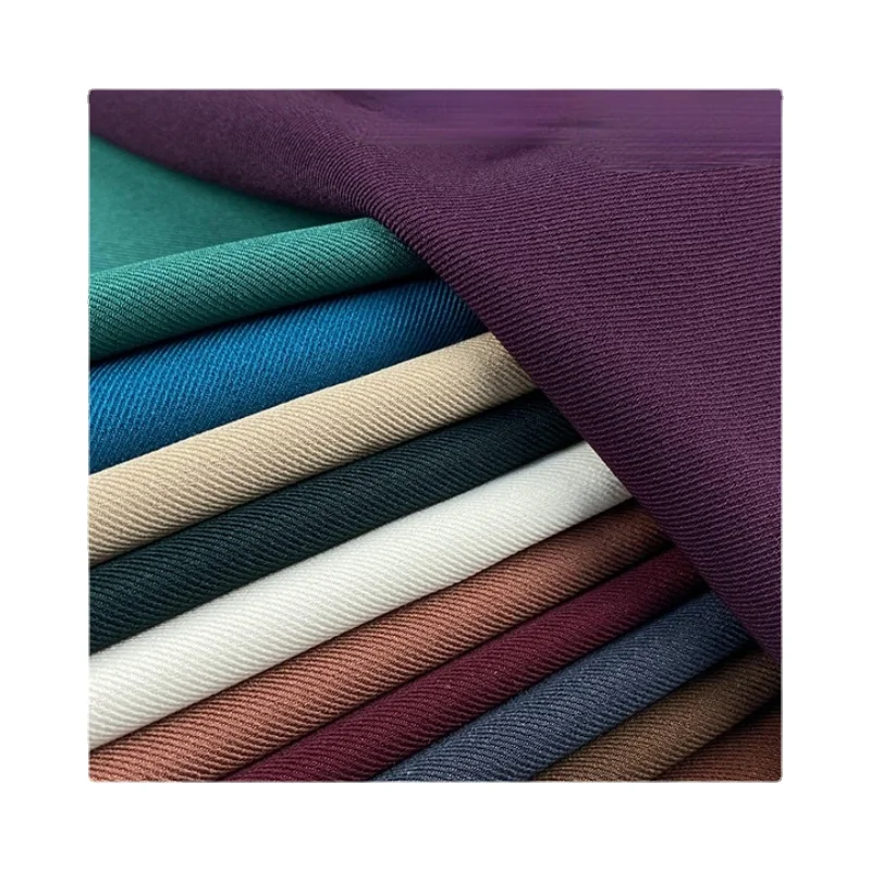 

Width 59'' Composite Silk Micro Elastic Draping Twill Fabric By The Yard For Pant Suit Windbreaker Material