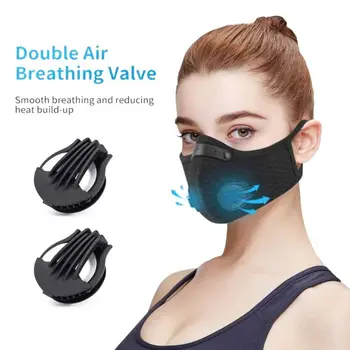 

Dust Mask Sports Mask Activated Carbon Filter Exhaust Pipe Gas Hypoallergenic PM2.5 Fitness Running Motorcycle Riding Mask
