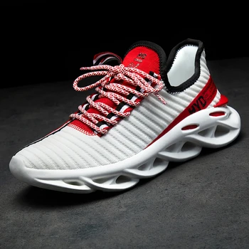 

Popular Men Running Shoes Shock Absorption Cushion Breathable Lightweight Comfortable Footwear Outdoor Sports Sneakers walking