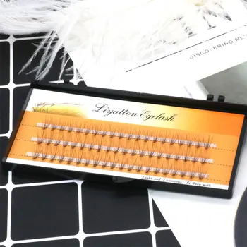 

New 10p/Cluster 60 bundles Individual Cluster Planting Eyelashes Grafting Eyelash Extensions 0.10mm Thickness