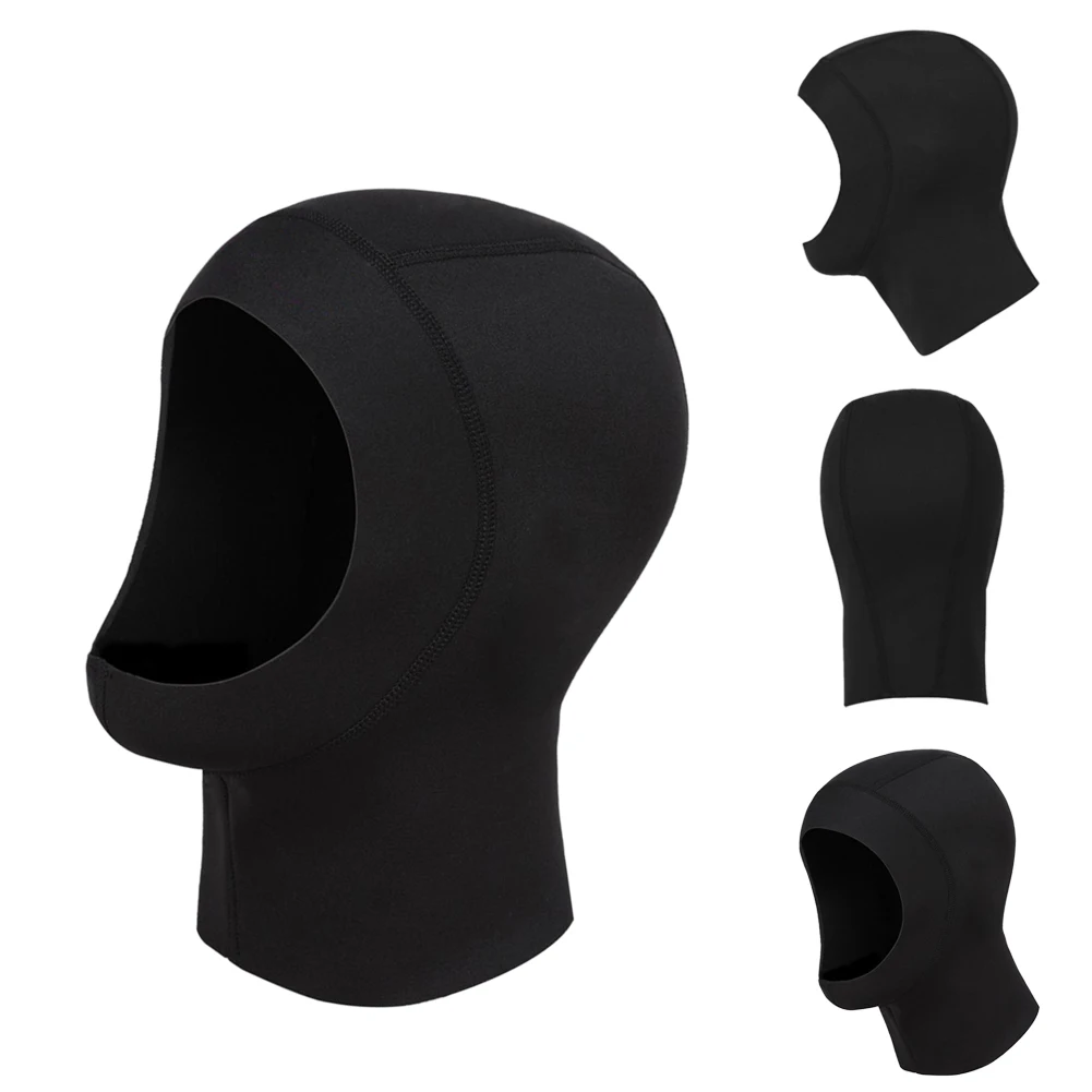 

Warm Equipment Snorkeling Neoprene Scuba Diving Cap 1mm Neck Hood Wetsuit Hat Winter Surf Swimming Cover