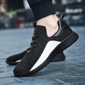 

Nice Men Comfortable Fashion Black Male Shoes Sapatos Masculinos Breathable Men Casual Shoes 2121 Brands Soft Sneakers