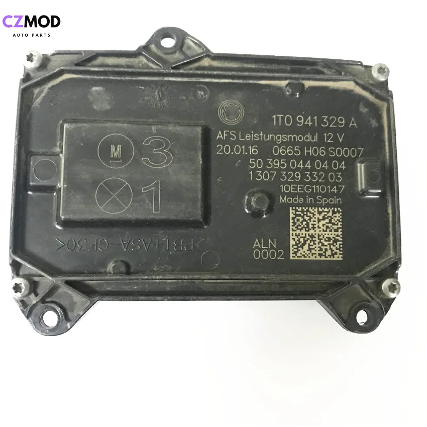 CZMOD Original 1T0 941 329 A Headlight AFS Leistungsmodul 12V 1 307 329 332 03 1T0941329A 10EEG110147 503950440404(used)