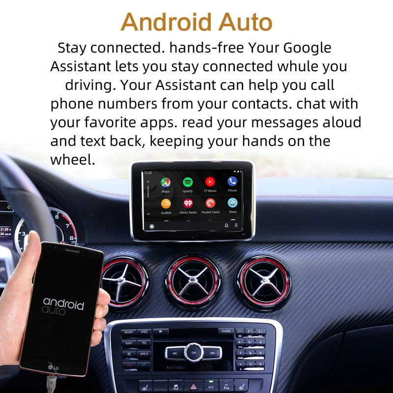 Sinairyu Wifi беспроводной Carplay Car Play Android авто зеркало модифицированное для Mercedes GLA GLC GLE GLS NTG 5,1 5,2 5,5 камера заднего вида