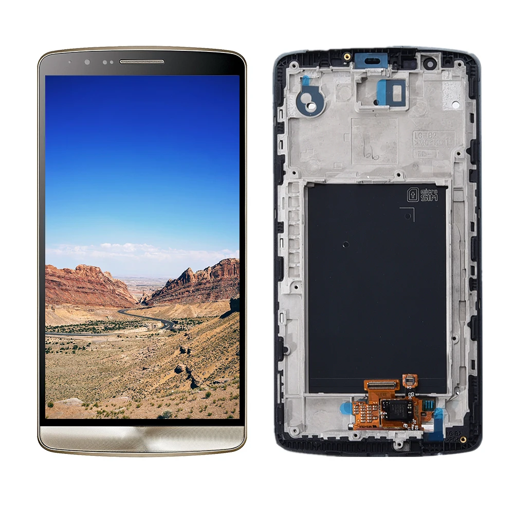 ЖК дисплей 5 &quotдля LG G3 D850 D851 D855 с сенсорным экраном и дигитайзером Замена для в