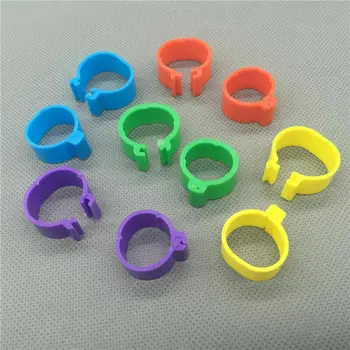 

New 100pcs Bird Rings 8mm Leg Bands Clip Pigeon Dove Chicks Duck Bantam Poultry