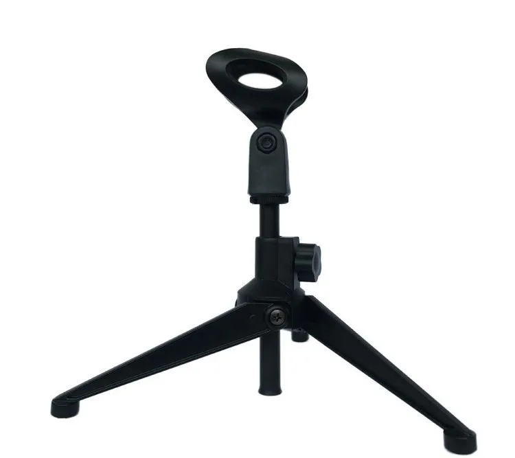 Live Desktop Microphone Bracket Condenser Microphone Height Adjustable Holder of Microphone Desktop Tripod